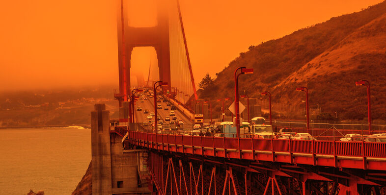 The San Francisco Bridge in California