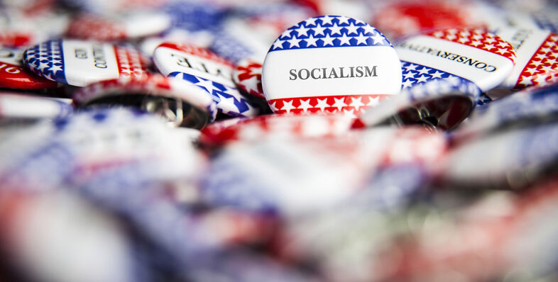 A socialism button