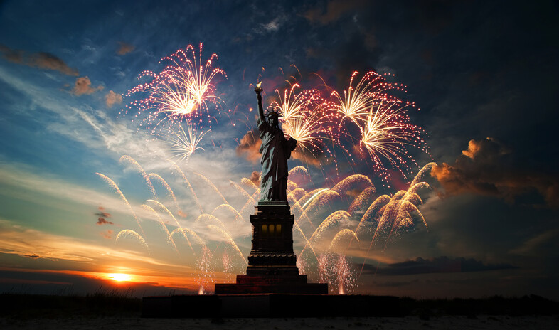 New Year Stars and Stripes