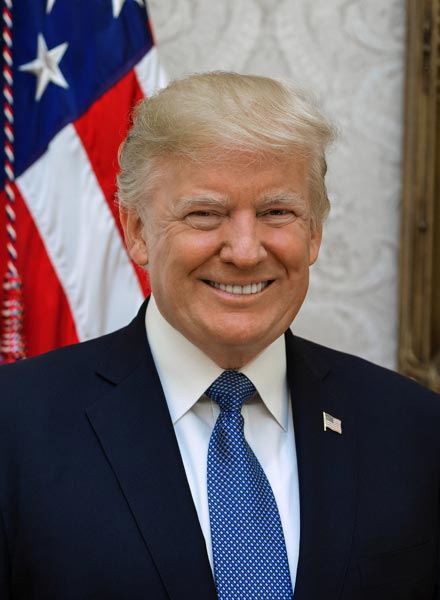 Donald J. Trump Official Photo Portrait