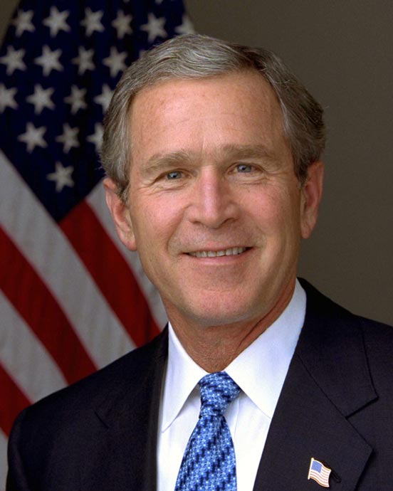 Official portrait of George W. Bush